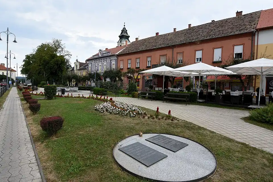 Tibor Gecsek Denkmal in Szentgotthárd – Olympiasieger im Hammerwurf
